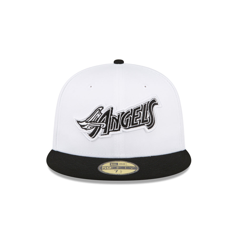 MLB Los Angeles Angels New Era White Board 59FIFTY Fitted