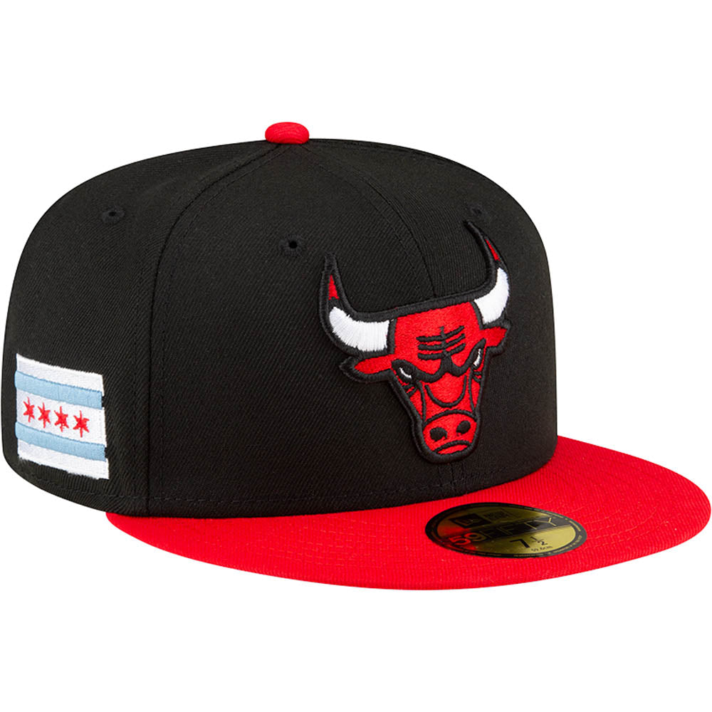 NBA Chicago Bulls New Era Two-Tone Primary 59FIFTY Fitted