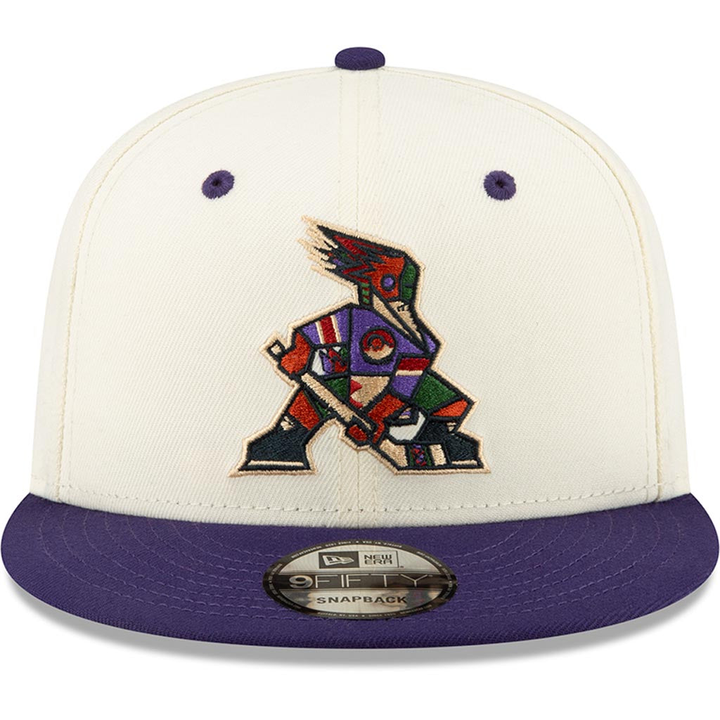 Tucson Roadrunners New Era Two-Tone Kachina 9FIFTY Snapback Hat - Cream