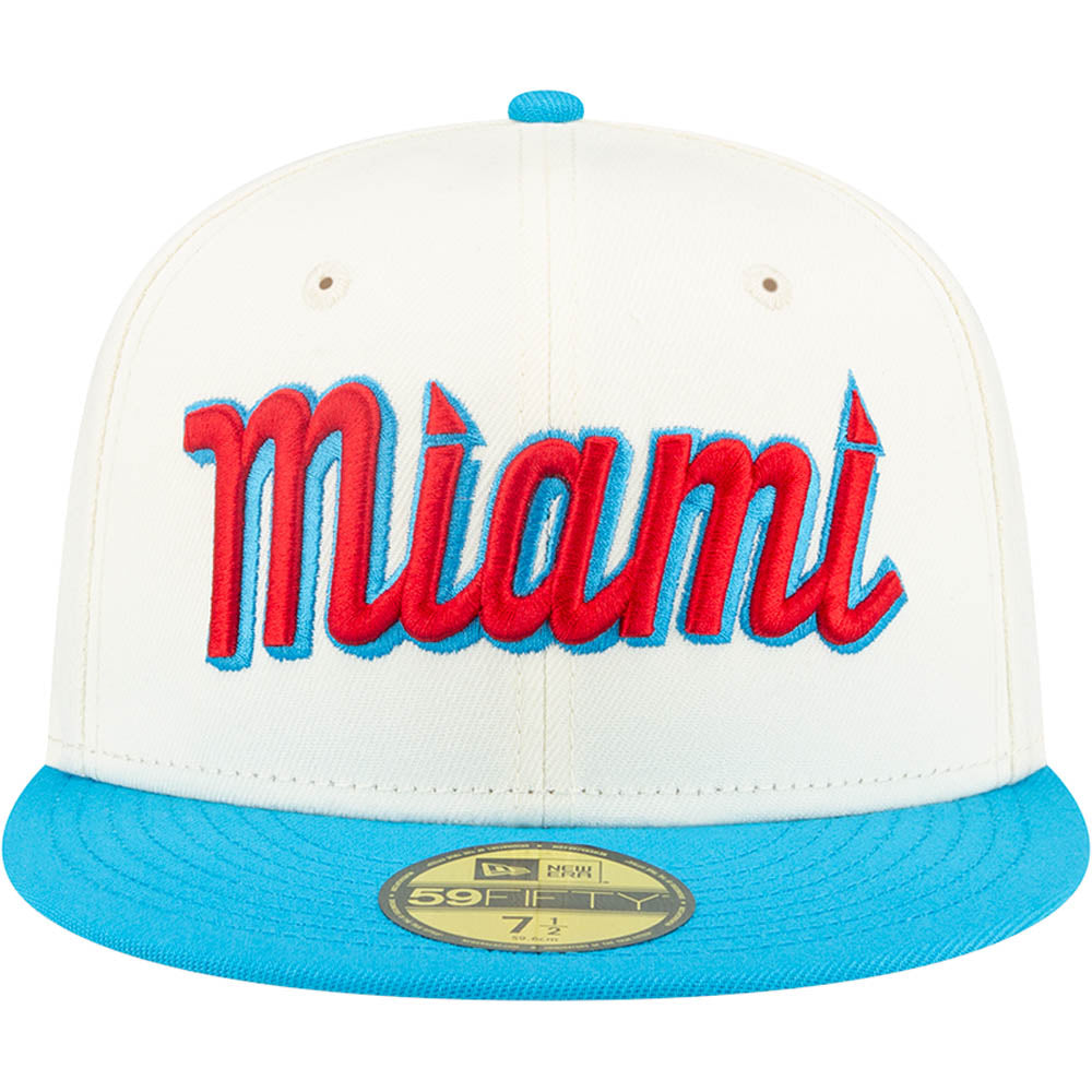 MLB Miami Marlins New Era City Connect Retro Jersey Hook 59FIFTY Fitted