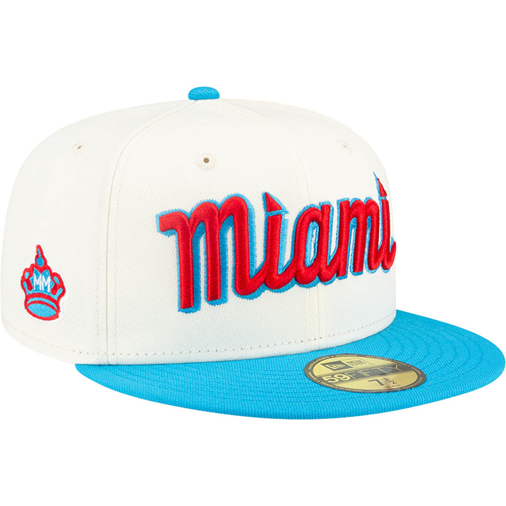 MLB Miami Marlins New Era City Connect Retro Jersey Hook 59FIFTY Fitted