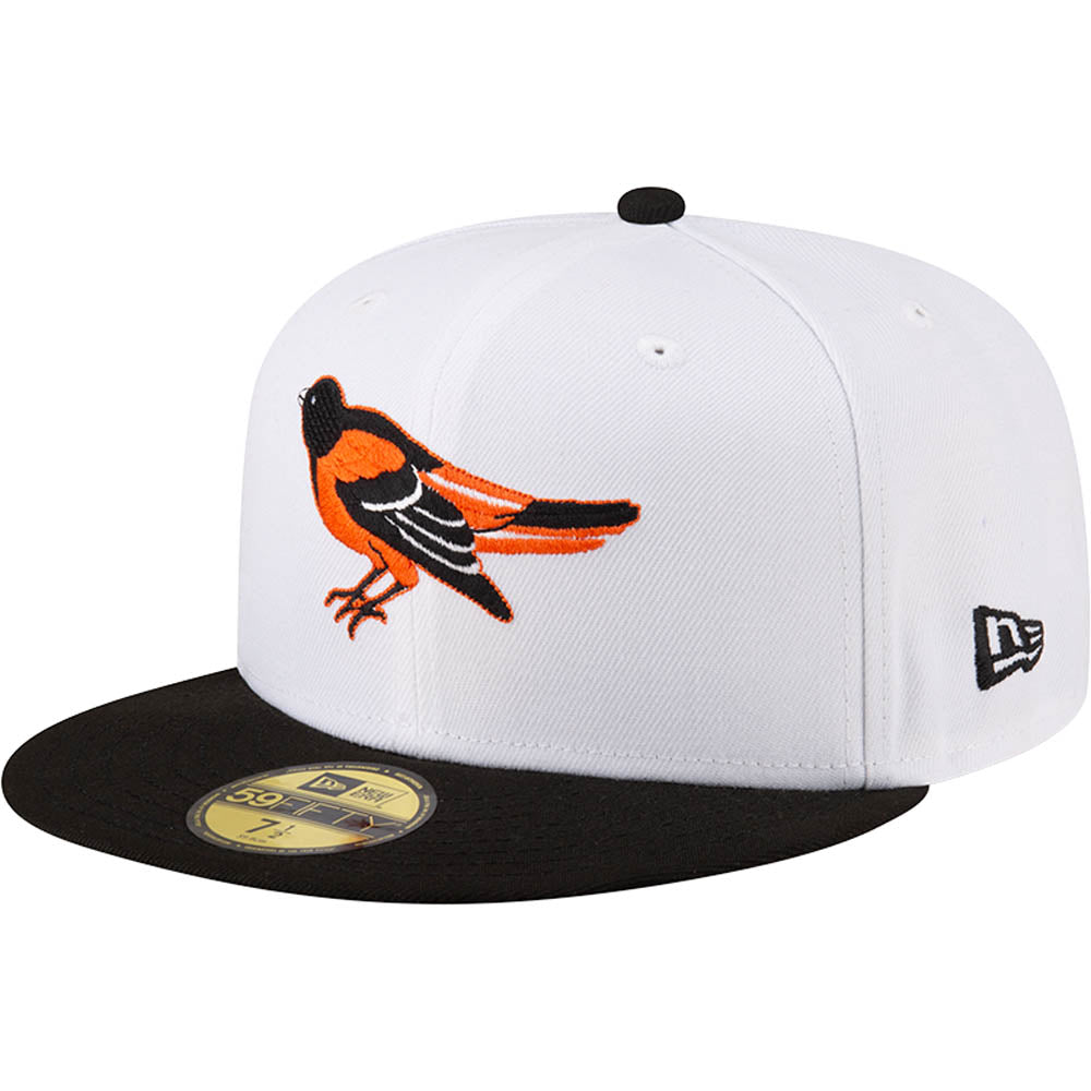 MLB Baltimore Orioles New Era Two-Tone Snow 59FIFTY Fitted