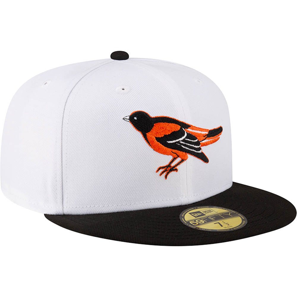 MLB Baltimore Orioles New Era Two-Tone Snow 59FIFTY Fitted