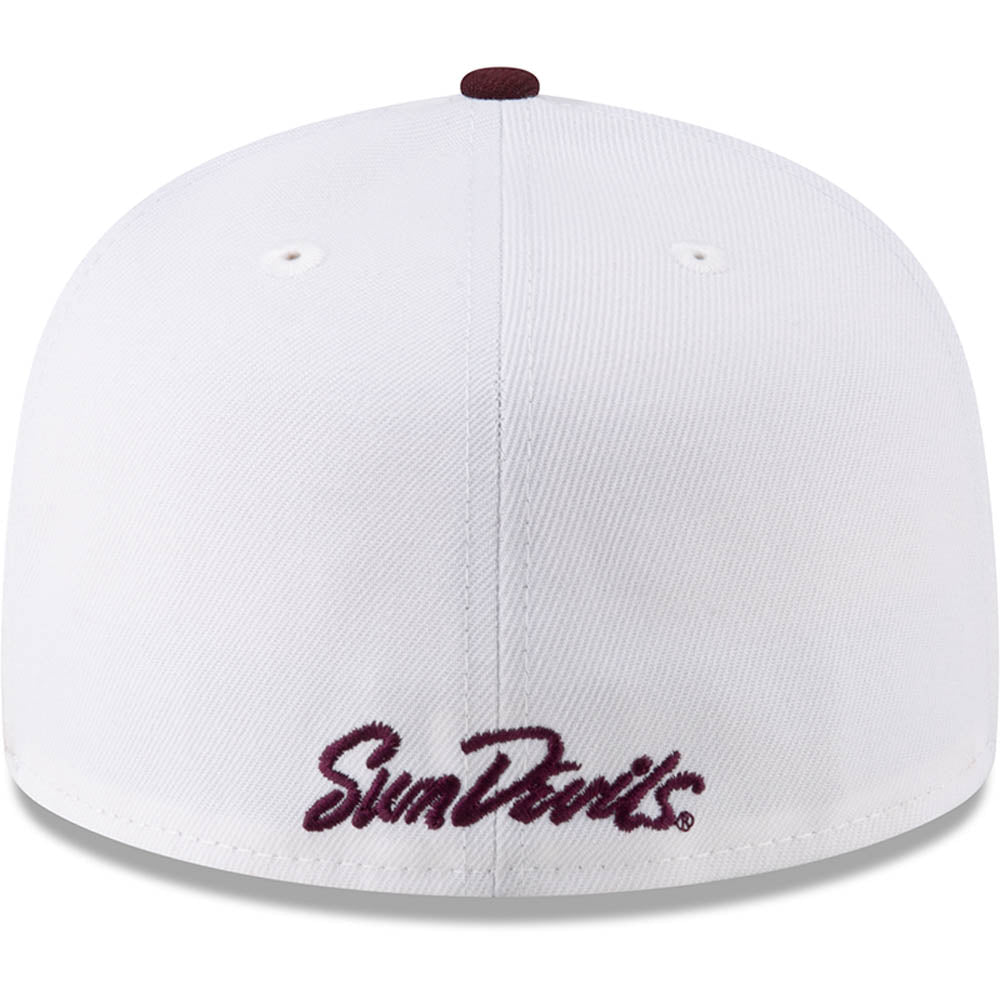 NCAA Arizona State Sun Devils New Era Two-Tone Snow 59FIFTY Fitted Hat