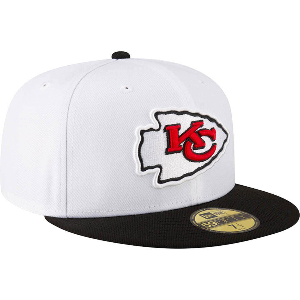 NFL Kansas City Chiefs New Era Two-Tone Snow 59FIFTY Fitted