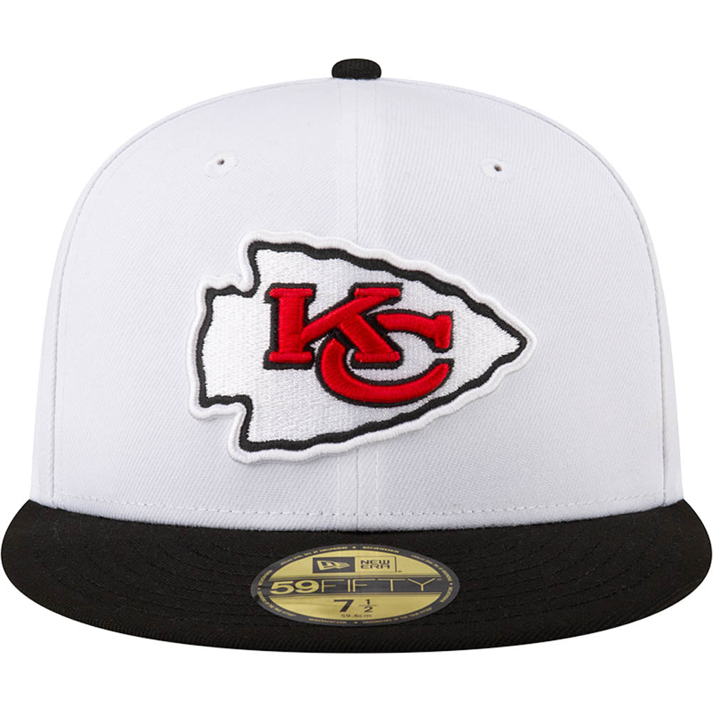 NFL Kansas City Chiefs New Era Two-Tone Snow 59FIFTY Fitted