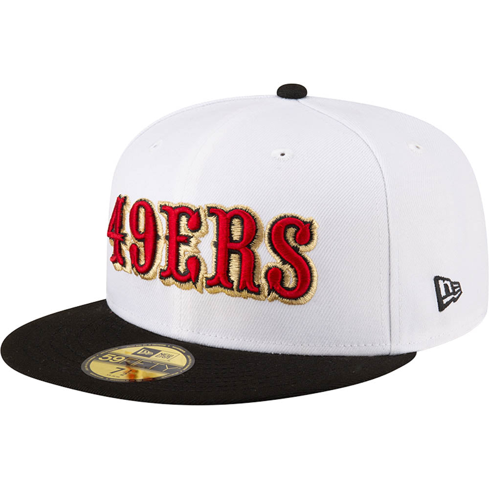 NFL San Francisco 49ers New Era Two-Tone Snow 59FIFTY Fitted