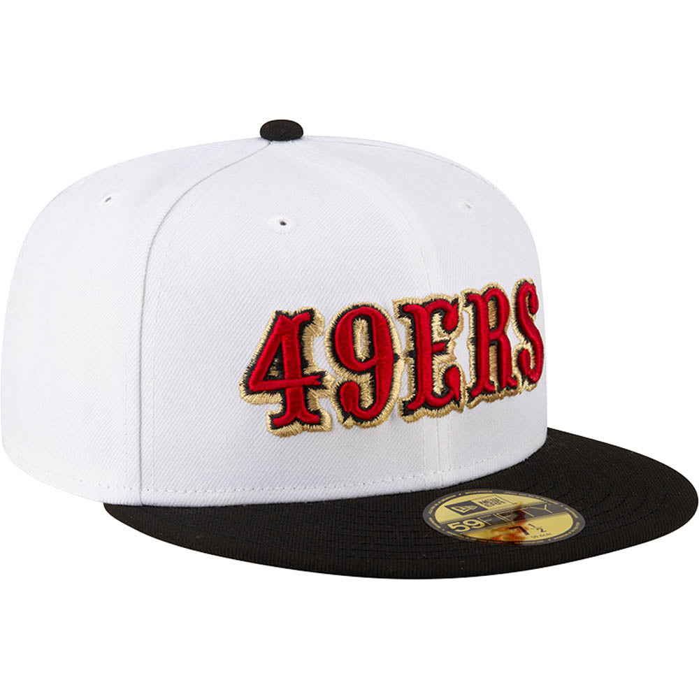 NFL San Francisco 49ers New Era Two-Tone Snow 59FIFTY Fitted