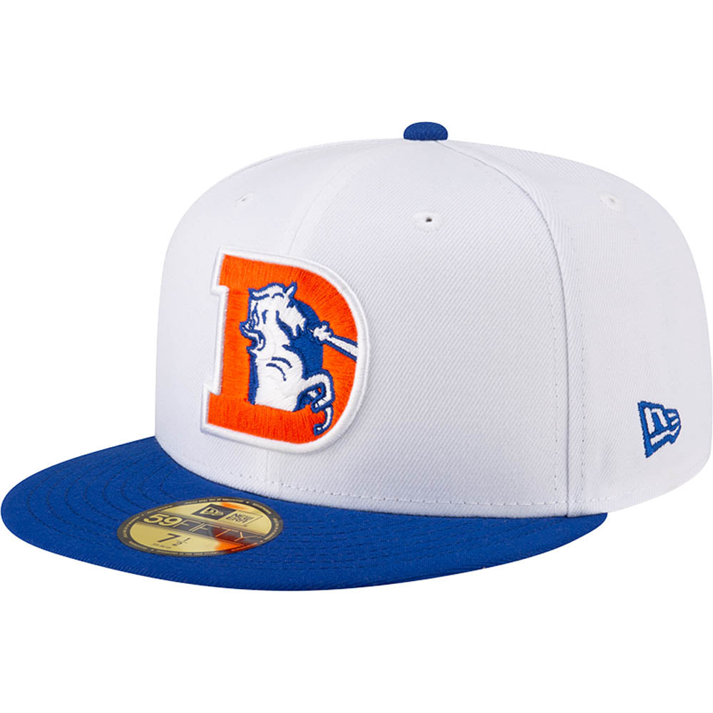NFL Denver Broncos New Era Two-Tone Snow 59FIFTY Fitted