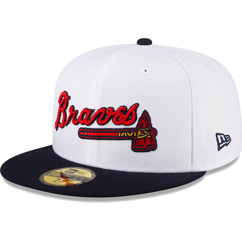 MLB Atlanta Braves New Era Two-Tone Snow 59FIFTY Fitted