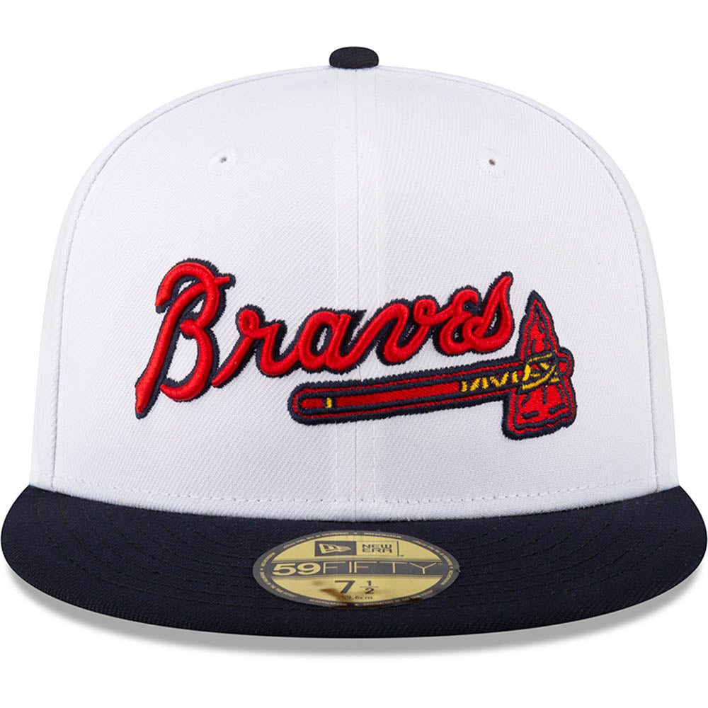 MLB Atlanta Braves New Era Two-Tone Snow 59FIFTY Fitted