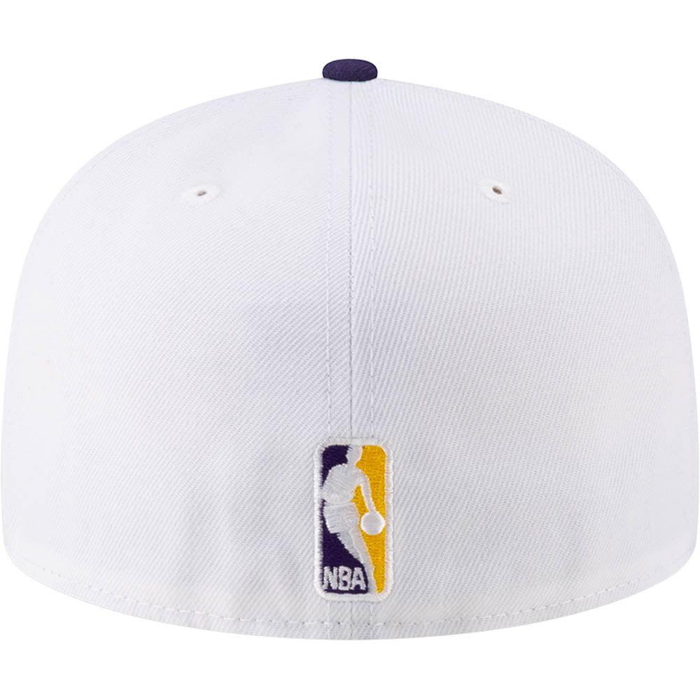 NBA Los Angeles Lakers New Era Two-Tone Snow 59FIFTY Fitted