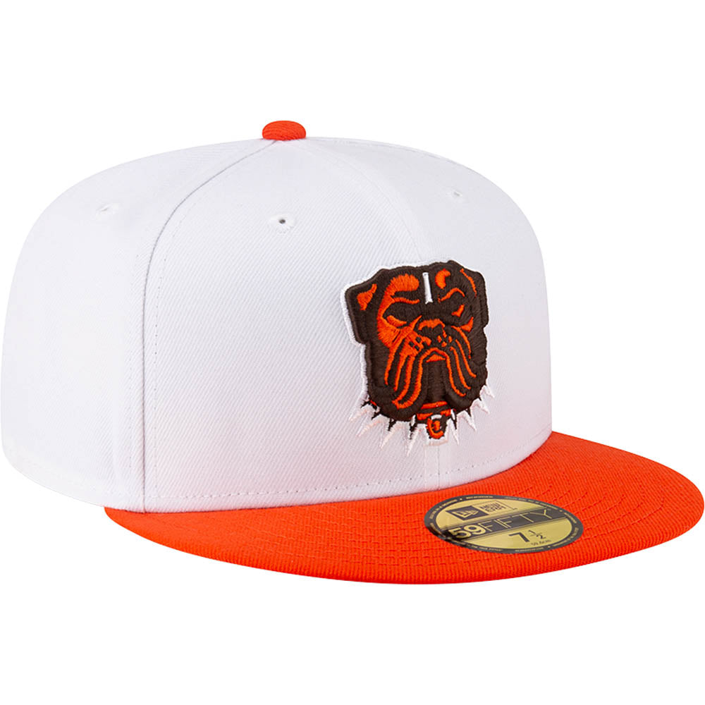 NFL Cleveland Browns New Era Two-Tone Snow 59FIFTY Fitted