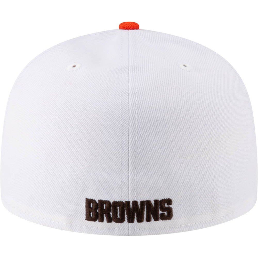 NFL Cleveland Browns New Era Two-Tone Snow 59FIFTY Fitted