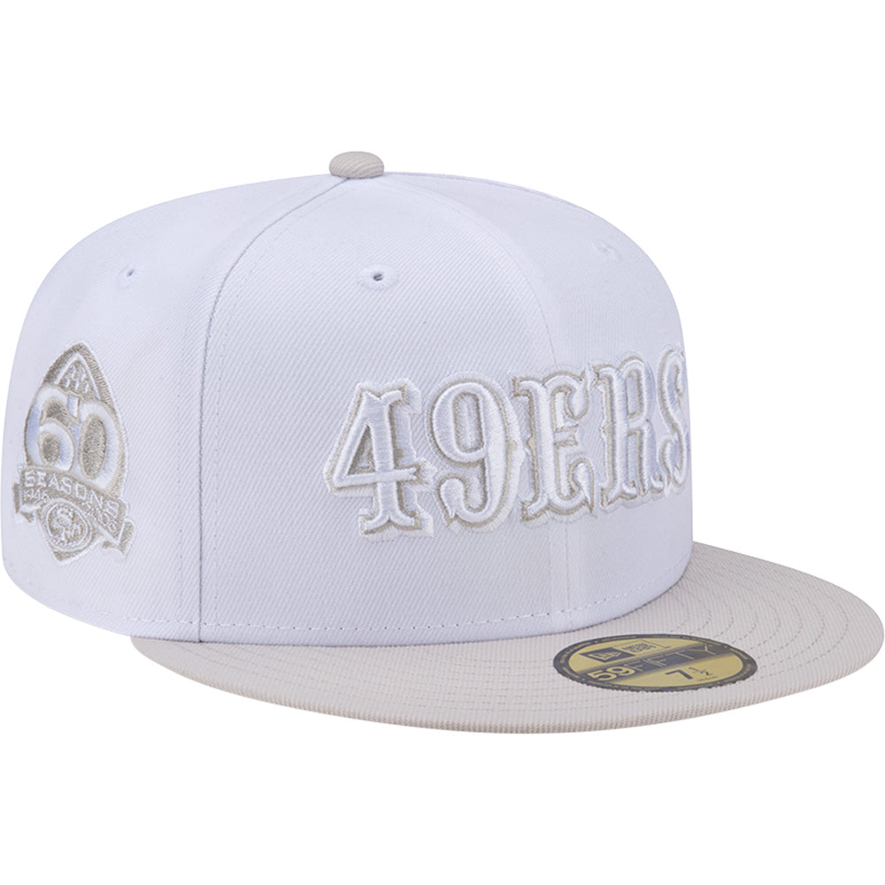 NFL San Francisco 49ers New Era Whiteout 59FIFTY Fitted