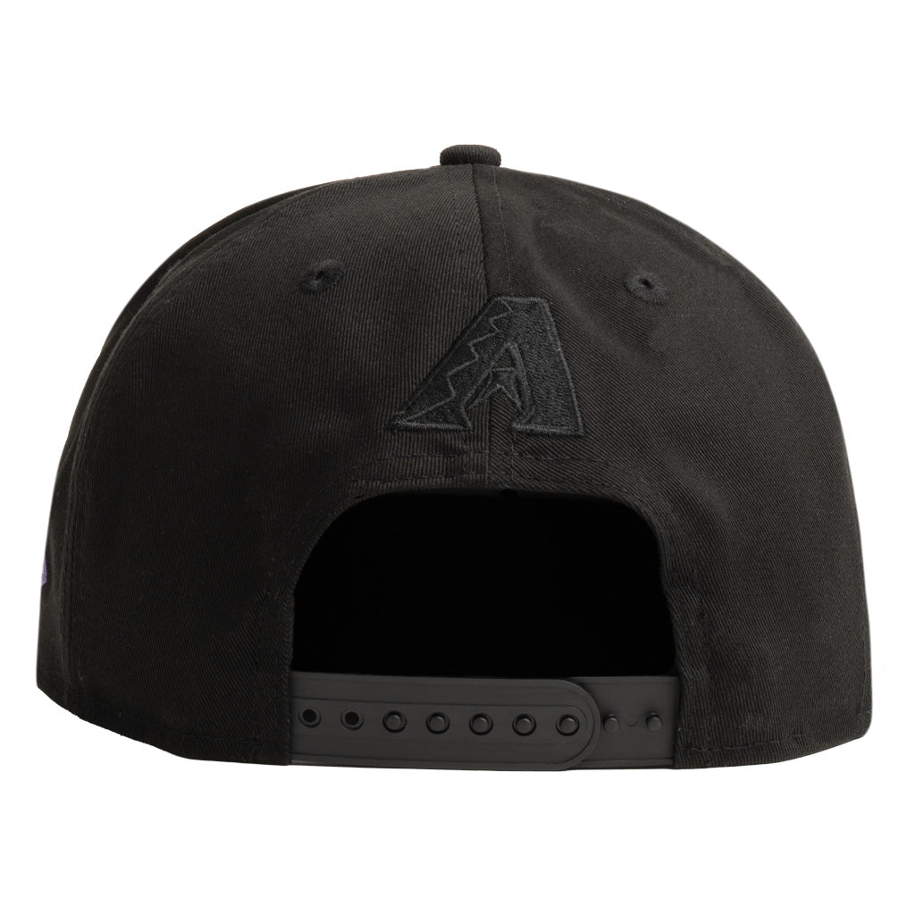 MLB Arizona Diamondbacks New Era Flames 9FIFTY Snapback Hat - Black