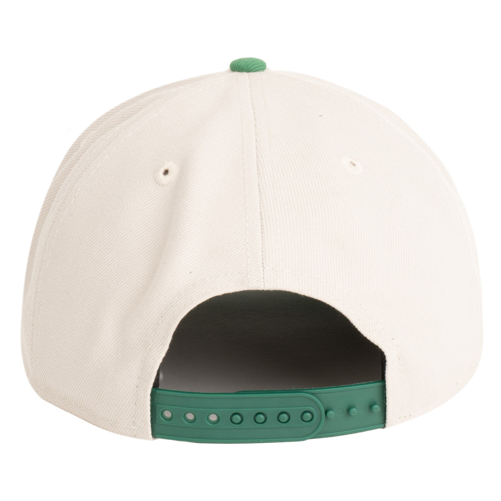 NFL Philadelphia Eagles New Era Two-Tone Throwback Team Color Stone 9FIFTY A-Frame Snapback Hat - Stone