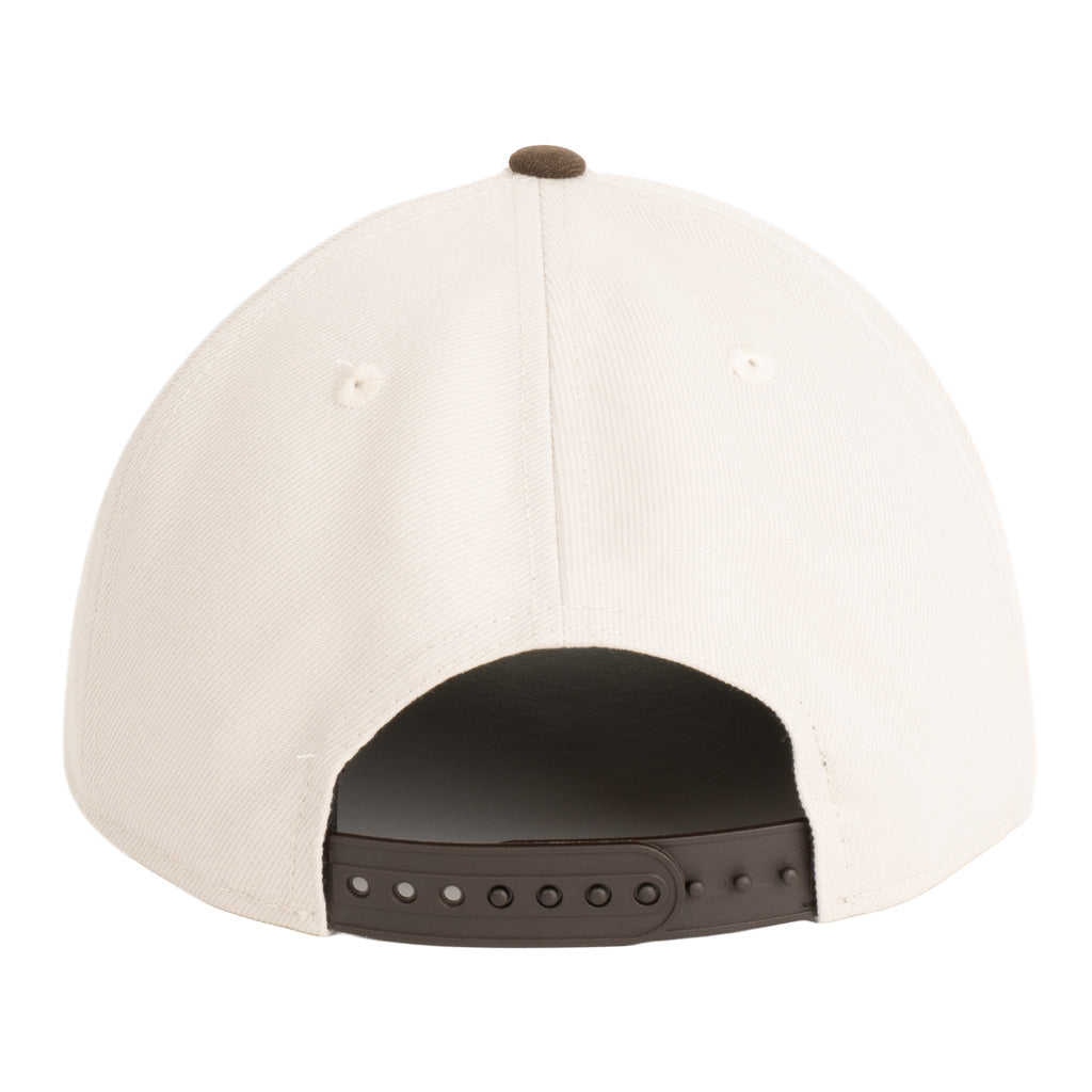 MLB San Diego Padres New Era Two-Tone Primary Team Color Stone 9FIFTY A-Frame Snapback Hat - Stone