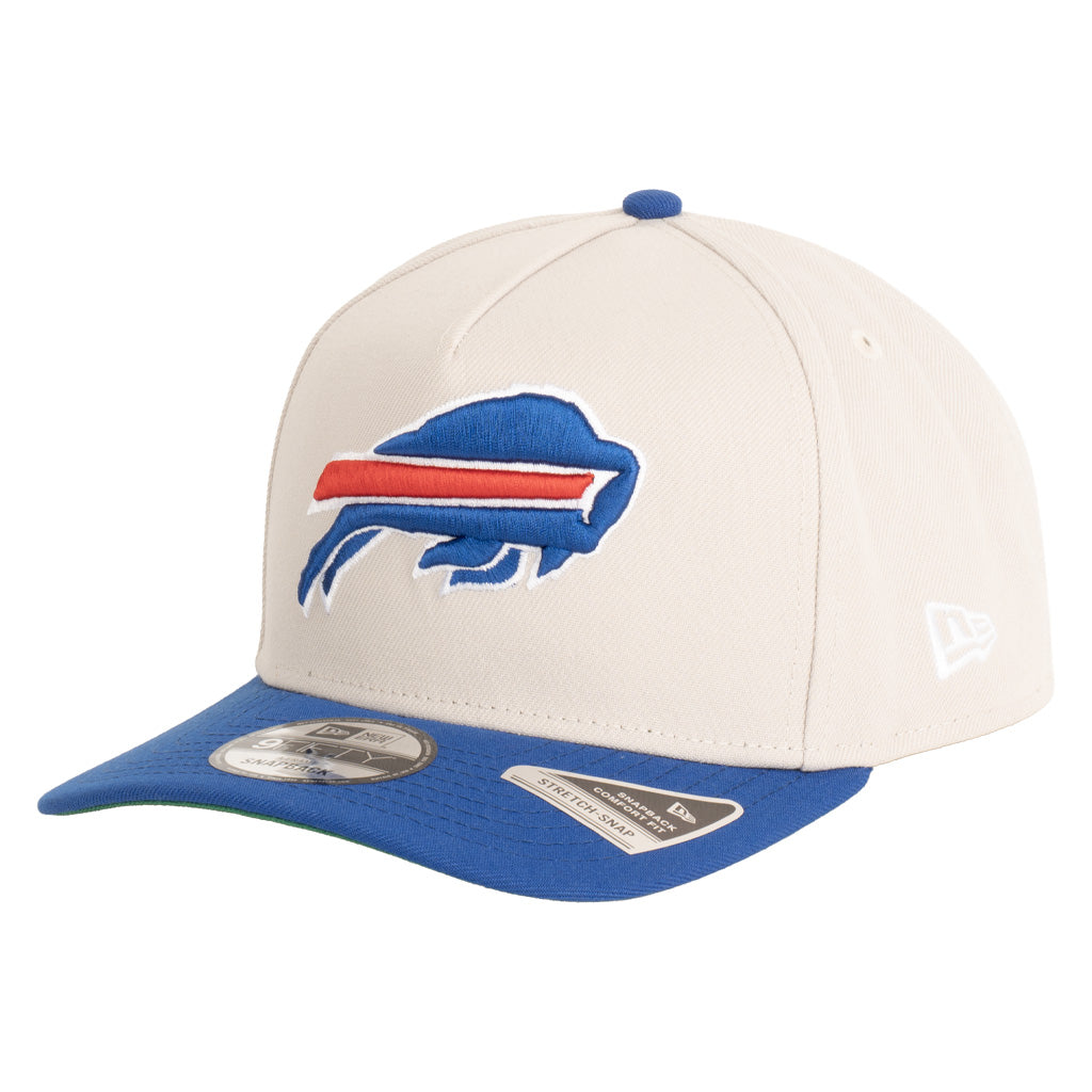 NFL Buffalo Bills New Era Two-Tone Primary Team Color Stone 9FIFTY A-Frame Snapback Hat - Stone