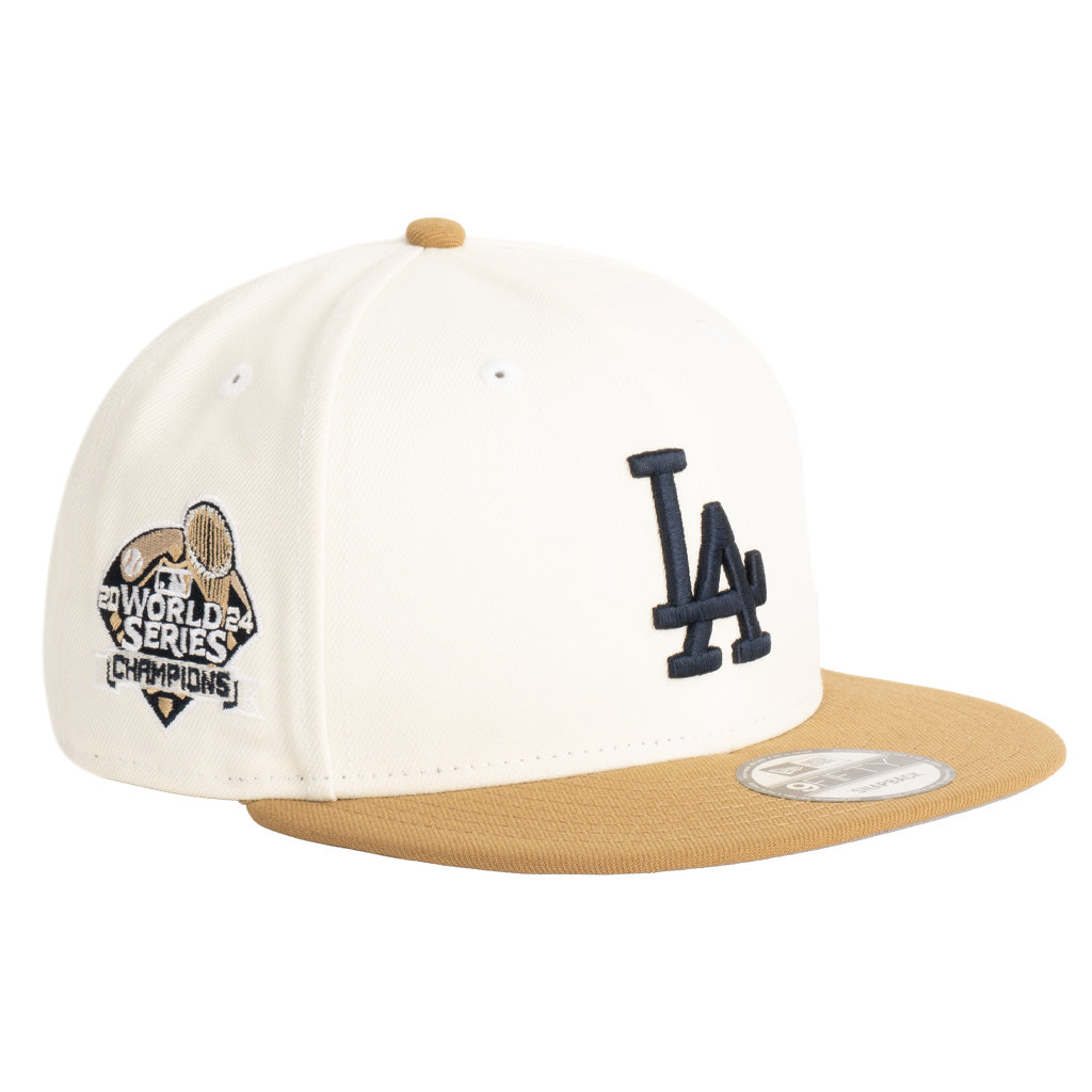 MLB Los Angeles Dodgers New Era Harvester 9FIFTY Snapback Hat - Wheat