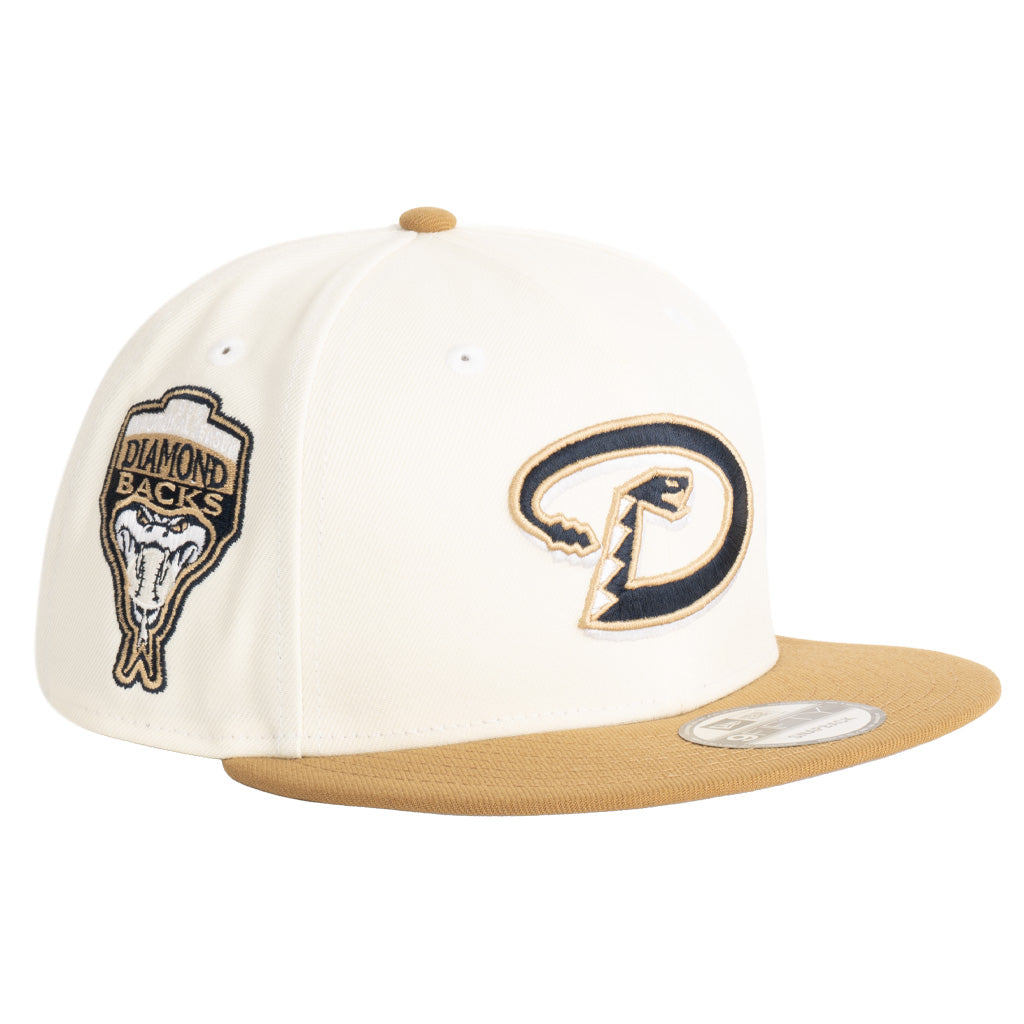 MLB Arizona Diamondbacks New Era Throwback Harvester 9FIFTY Snapback Hat - Wheat