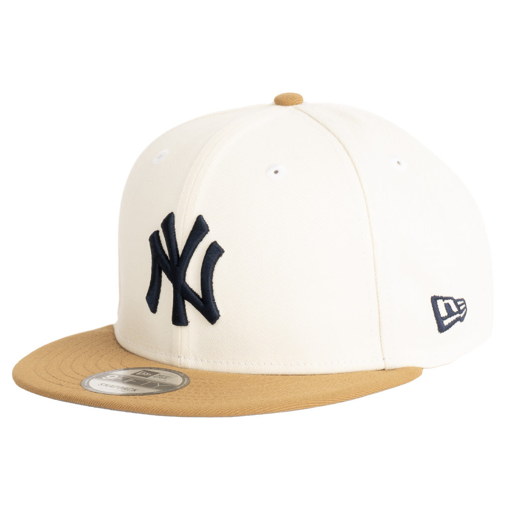 MLB New York Yankees New Era Harvester 9FIFTY Snapback Hat - Wheat