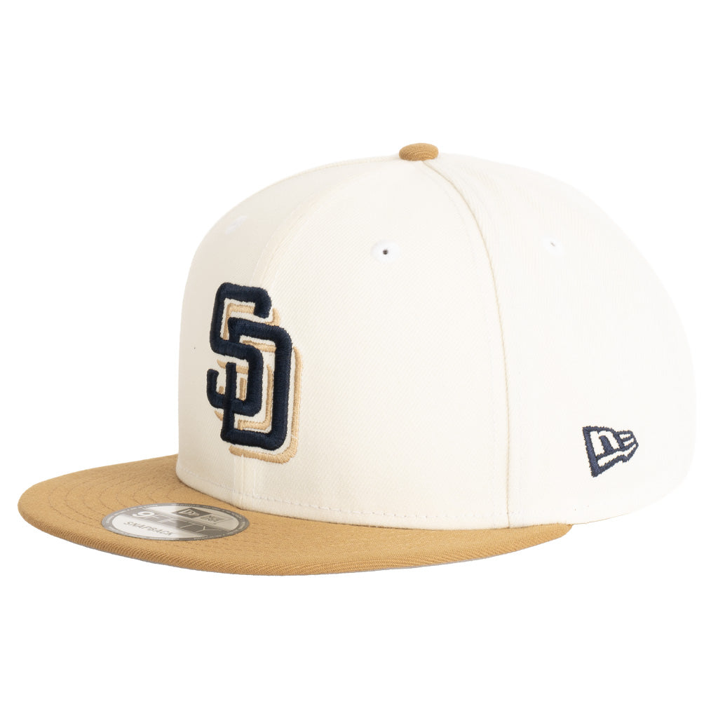 MLB San Diego Padres New Era Harvester 9FIFTY Snapback Hat - Wheat