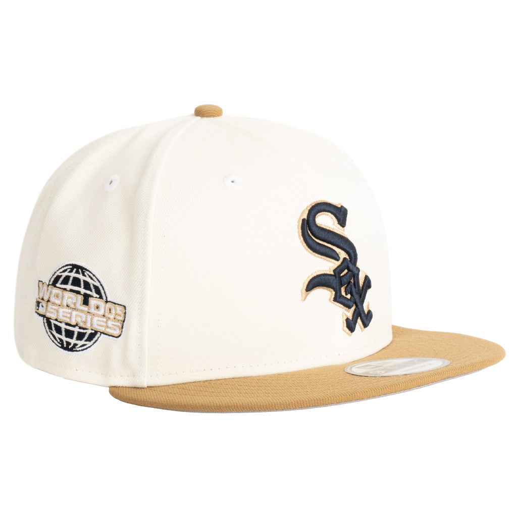 MLB Chicago White Sox New Era Harvester 9FIFTY Snapback Hat - Wheat