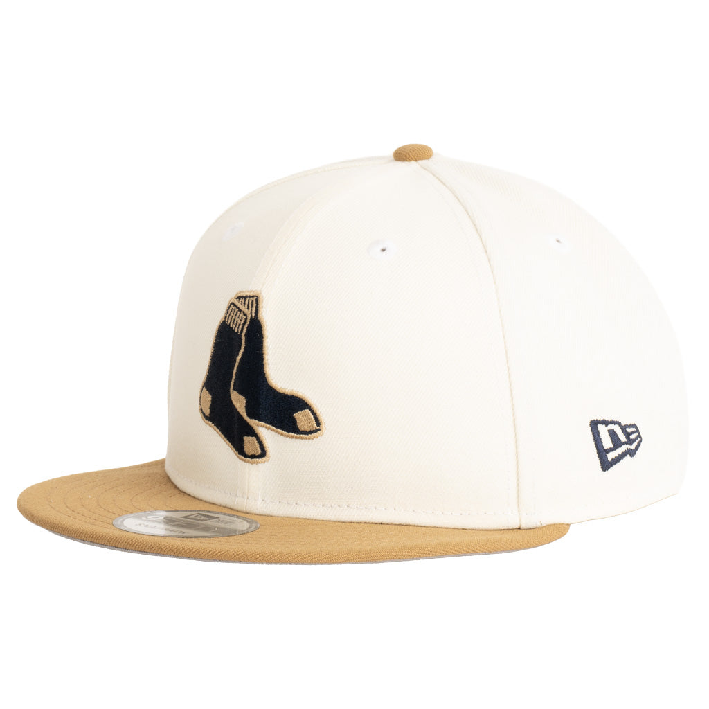 MLB Boston Red Sox New Era Harvester 9FIFTY Snapback Hat - Wheat