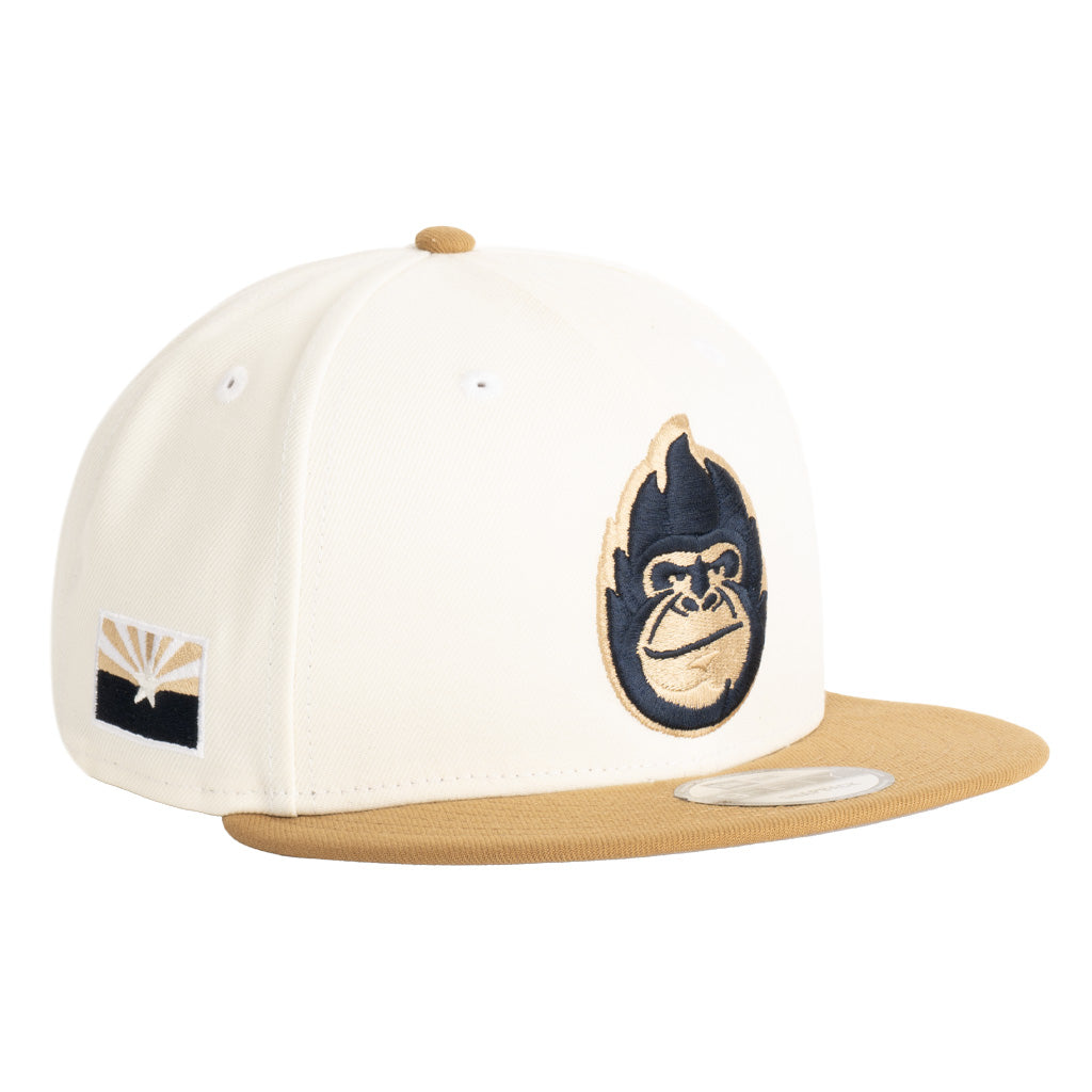 NBA Phoenix Suns New Era Harvester 9FIFTY Snapback Hat - Wheat