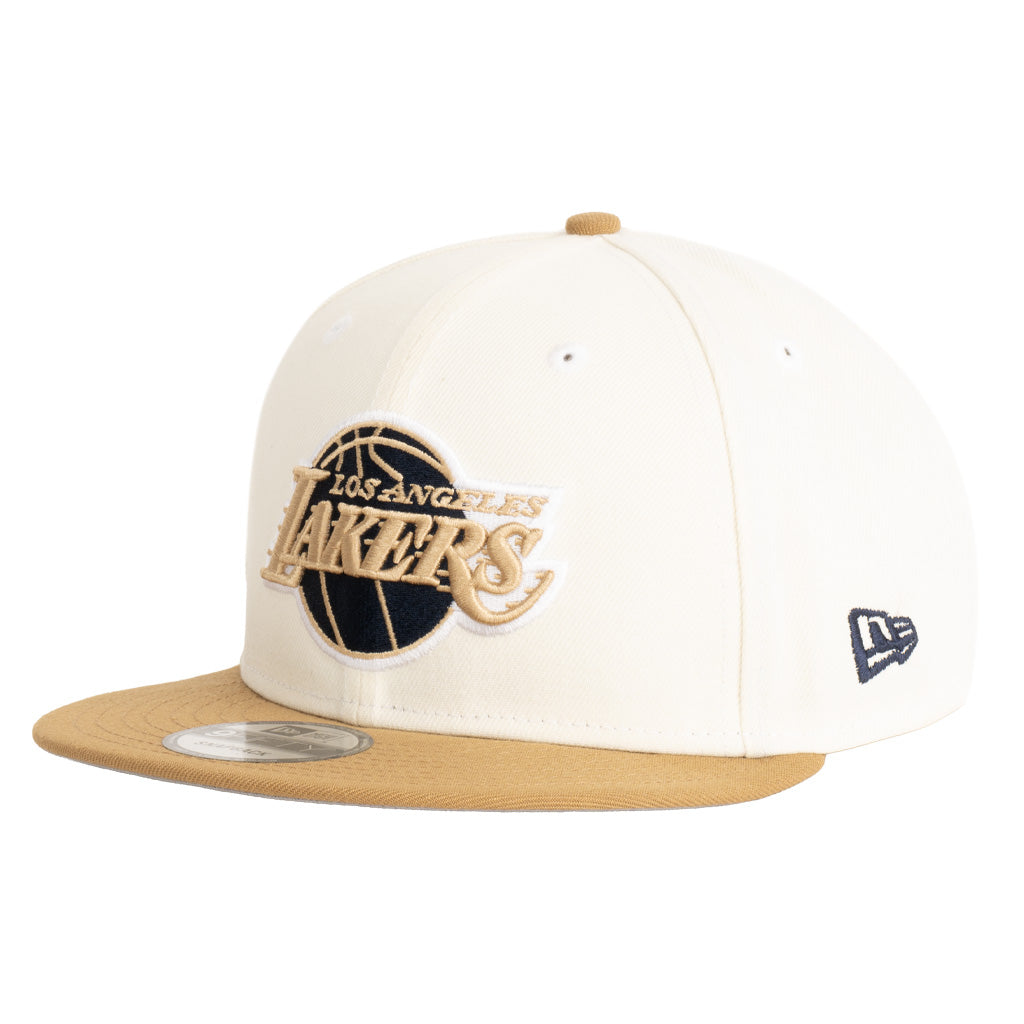 NBA Los Angeles Lakers New Era Harvester 9FIFTY Snapback Hat - Wheat