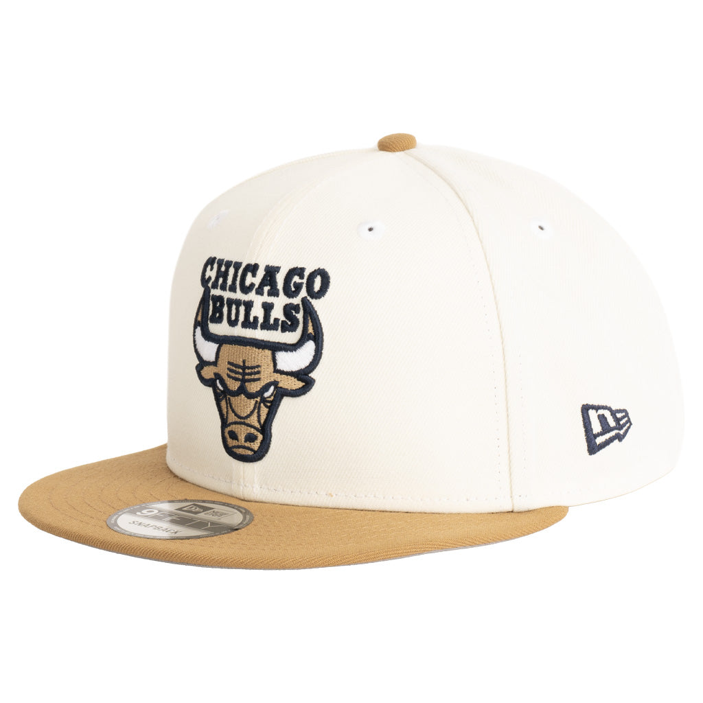 NBA Chicago Bulls New Era Harvester 9FIFTY Snapback Hat - Wheat