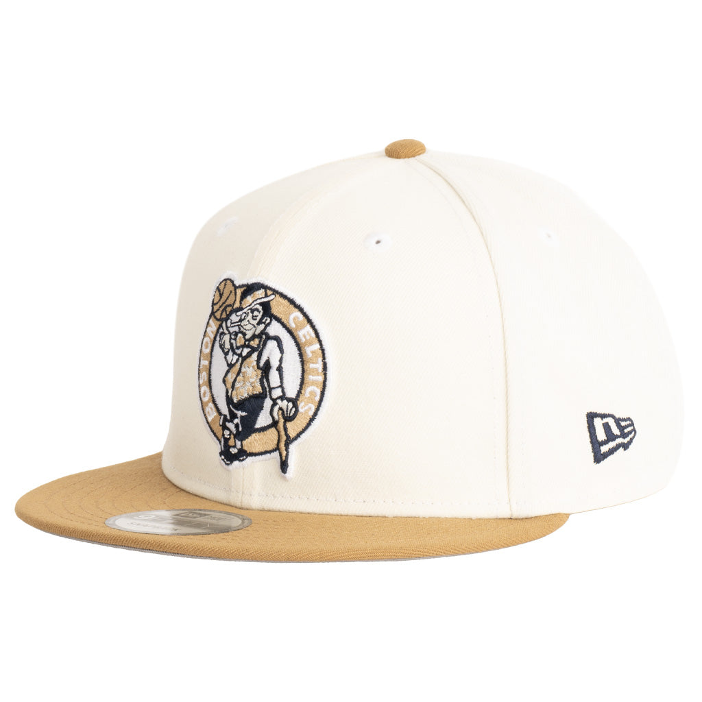 NBA Boston Celtics New Era Harvester 9FIFTY Snapback Hat - Wheat