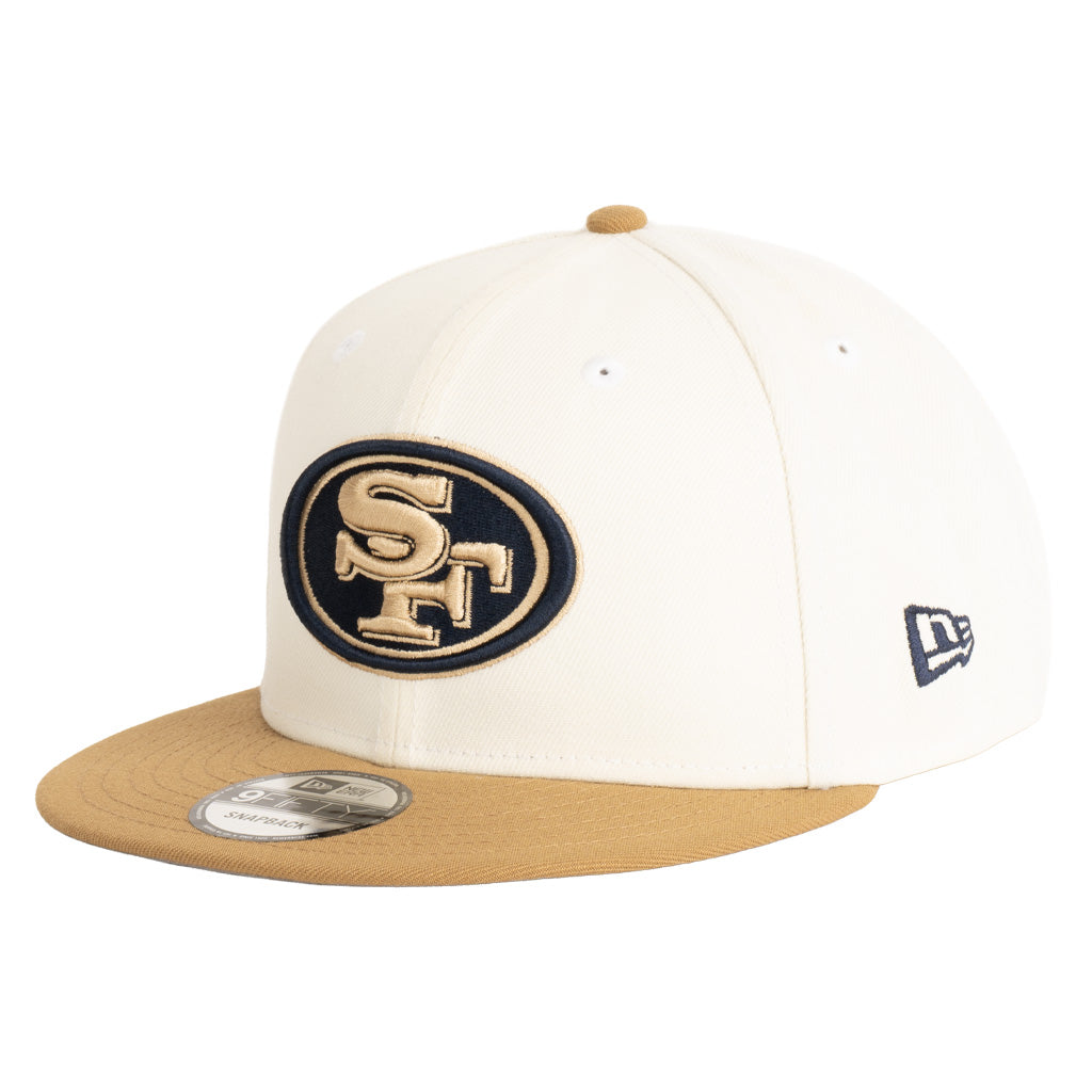 NFL San Francisco 49ers New Era Harvester 9FIFTY Snapback Hat - Wheat
