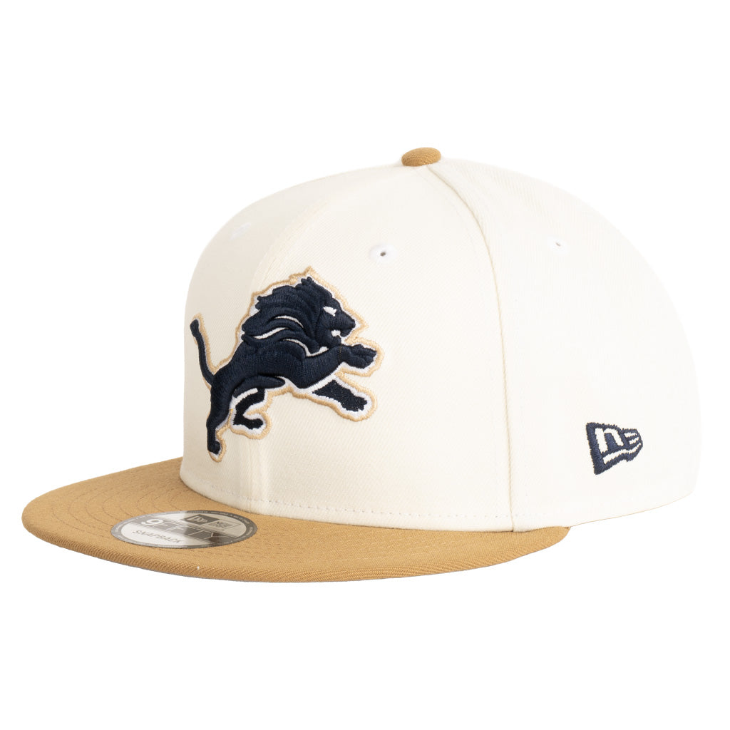 NFL Detroit Lions New Era Harvester 9FIFTY Snapback Hat - Wheat