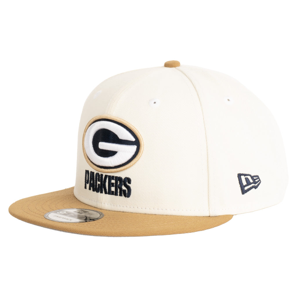 NFL Green Bay Packers New Era Harvester 9FIFTY Snapback Hat - Wheat