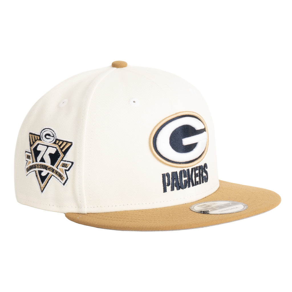 NFL Green Bay Packers New Era Harvester 9FIFTY Snapback Hat - Wheat