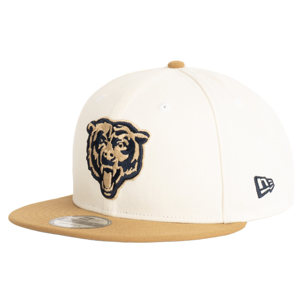 NFL Chicago Bears New Era Harvester 9FIFTY Snapback Hat - Wheat