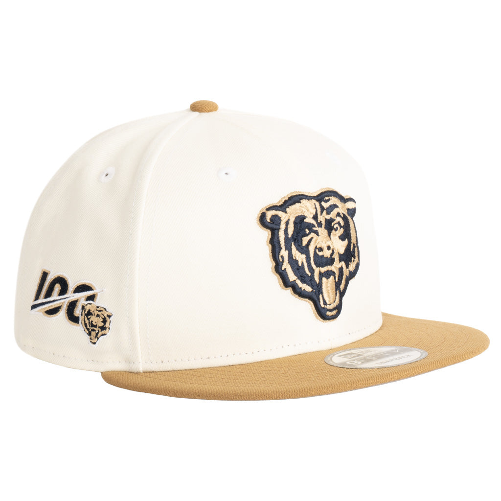 NFL Chicago Bears New Era Harvester 9FIFTY Snapback Hat - Wheat
