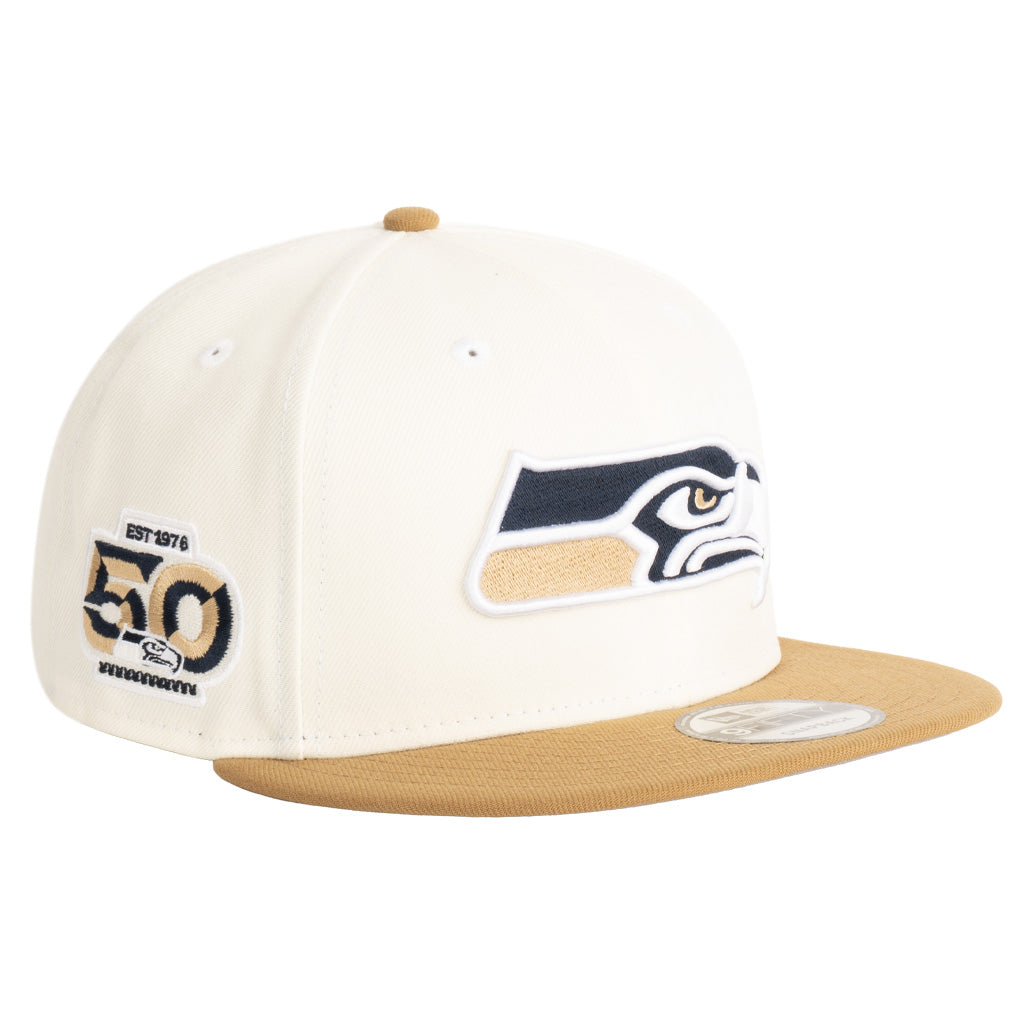 NFL Seattle Seahawks New Era Harvester 9FIFTY Snapback Hat - Wheat