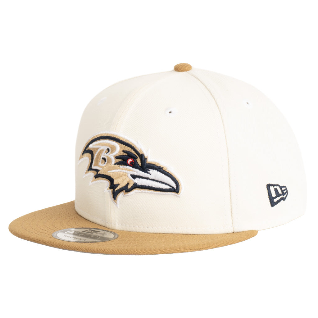 NFL Baltimore Ravens New Era Harvester 9FIFTY Snapback Hat - Wheat