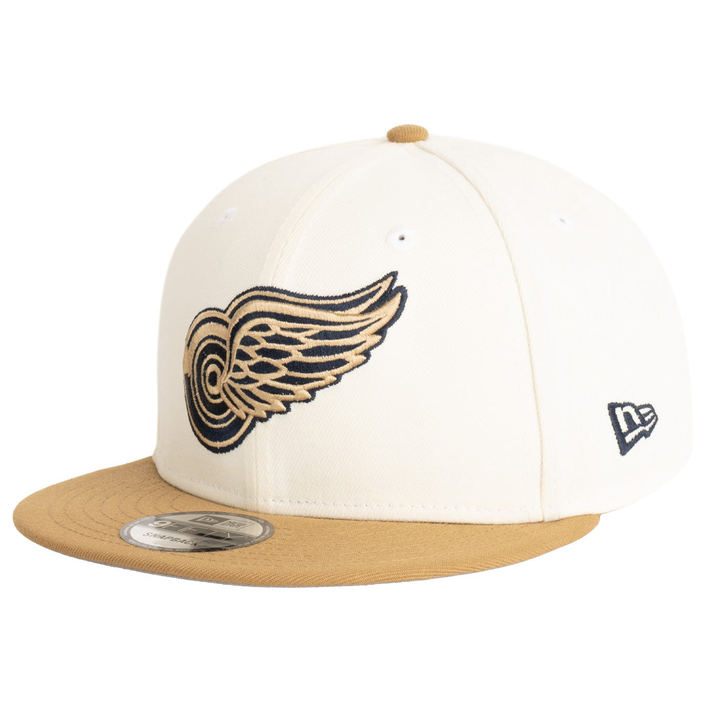 NHL Detroit Red Wings New Era Harvester 9FIFTY Snapback Hat - Wheat