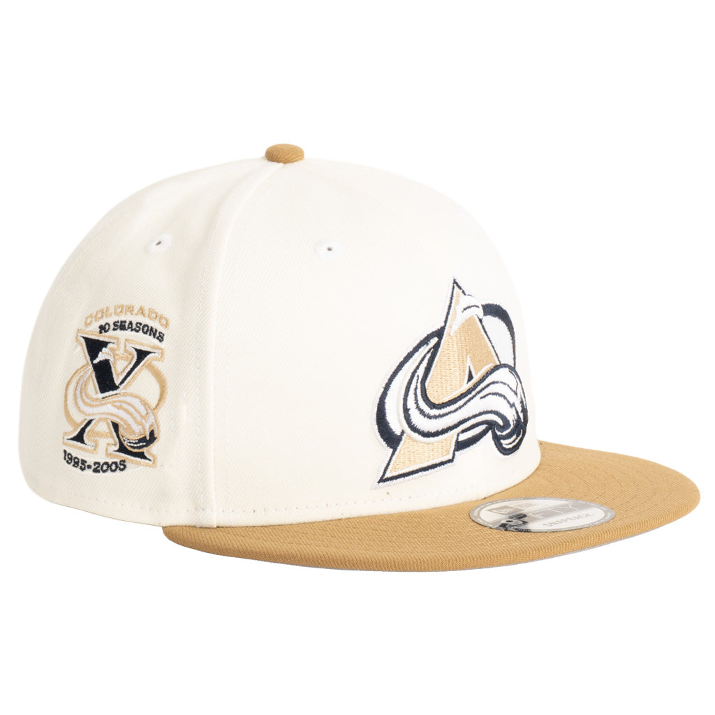 NHL Colorado Avalanche New Era Harvester 9FIFTY Snapback Hat - Wheat