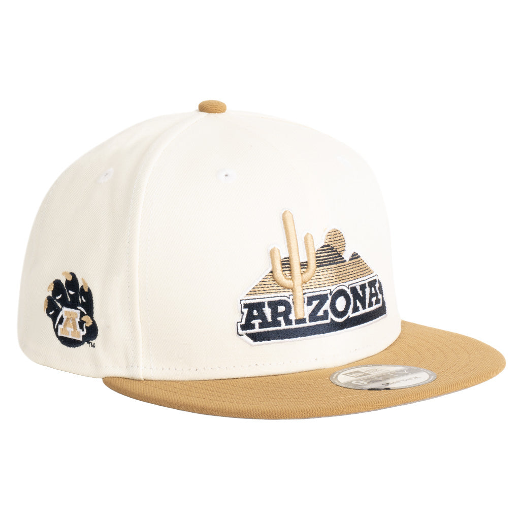 NCAA Arizona Wildcats New Era Harvester 9FIFTY Snapback Hat - Wheat