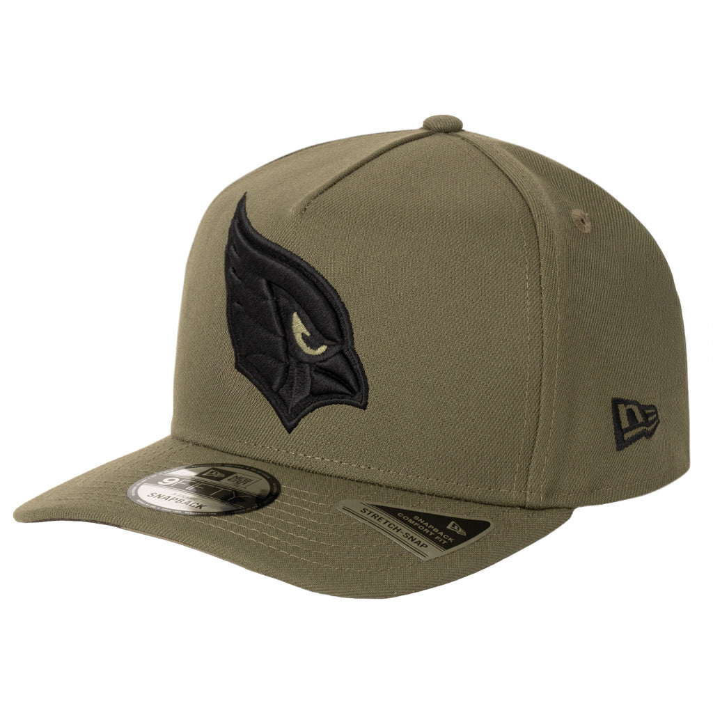 NFL Arizona Cardinals New Era Olive 9FIFTY A-Frame Snapback Hat - Green