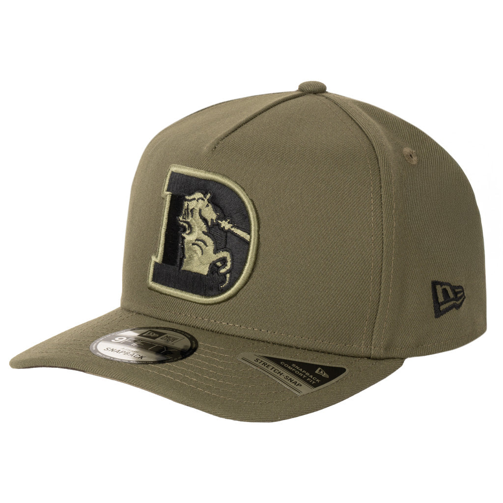 NFL Denver Broncos New Era Camo Undervisor 9FIFTY A-Frame Snapback Hat - Green