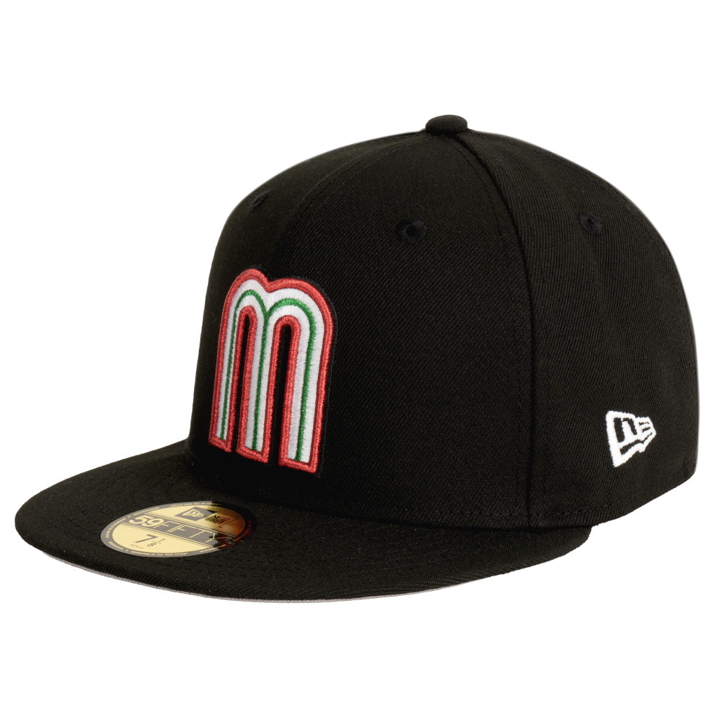 Mexico WBC New Era OTC 59FIFTY Fitted Hat - Black