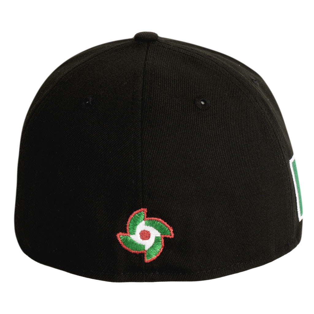 Mexico WBC New Era OTC 59FIFTY Fitted Hat - Black