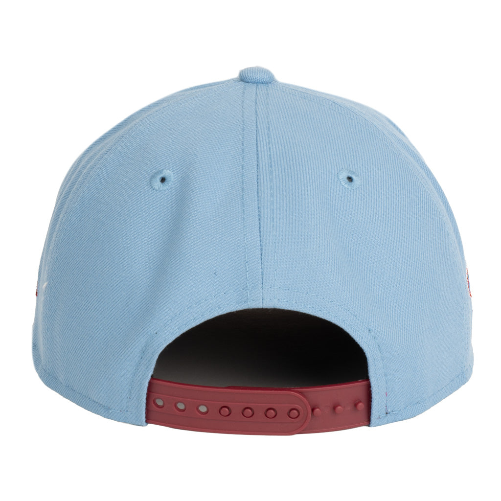 MLB Philadelphia Phillies New Era Team Undervisor 9FIFTY A-Frame Snapback Hat - Blue