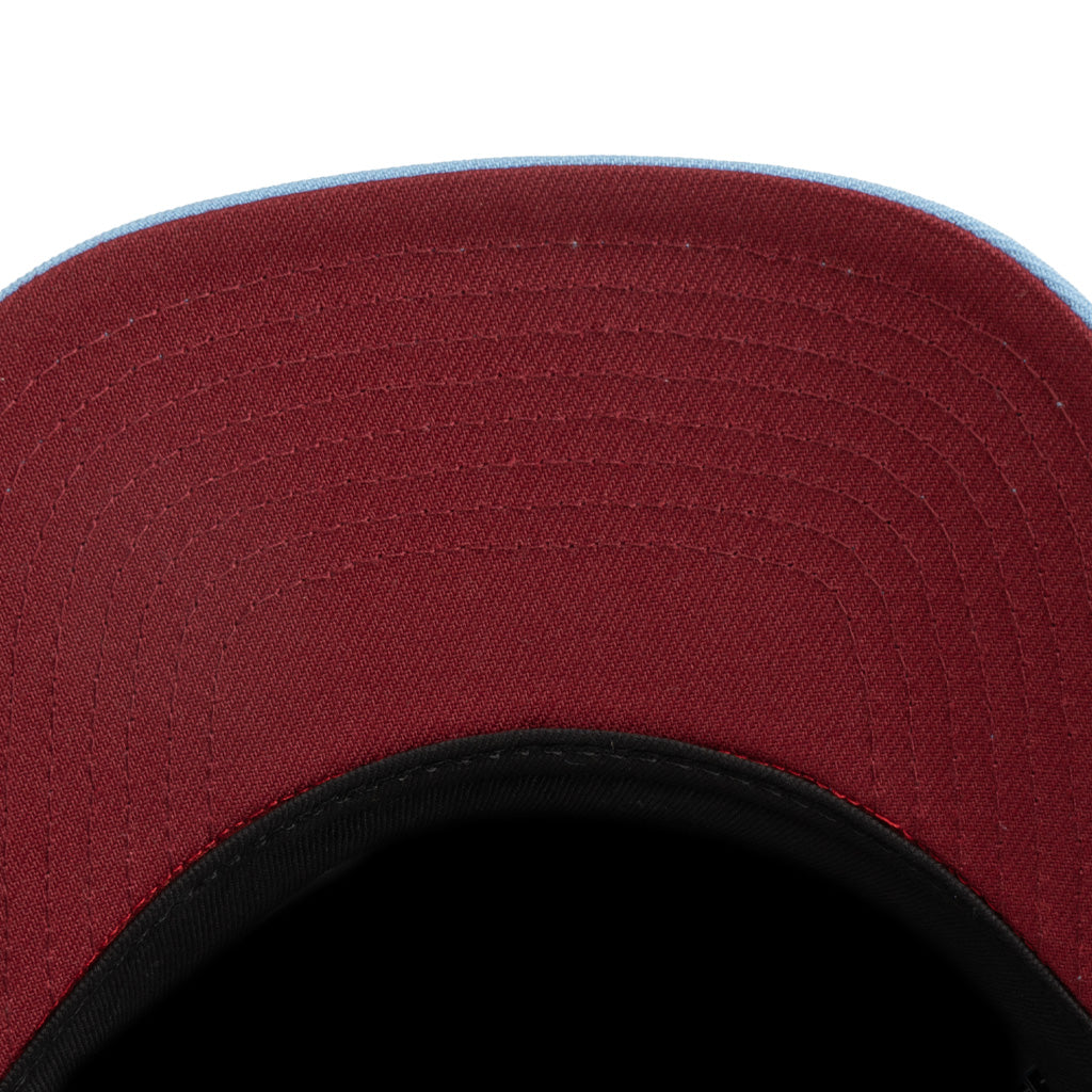 MLB Philadelphia Phillies New Era Team Undervisor 9FIFTY A-Frame Snapback Hat - Blue